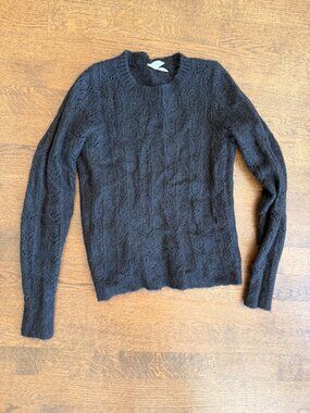 Anthropologie Sweater Unisex adults Size M Black